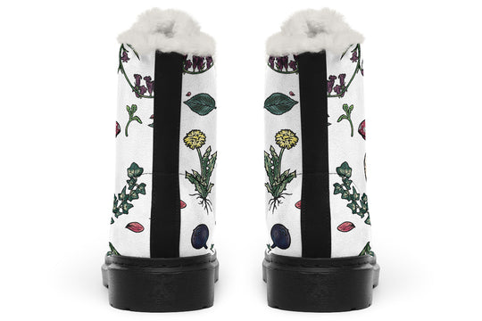 White Herbology Winter Boots
