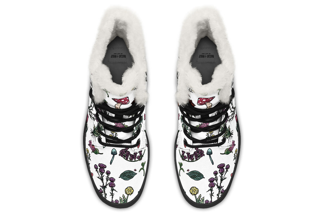 White Herbology Winter Boots