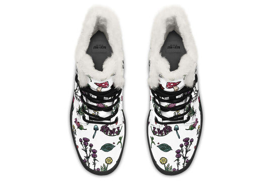 White Herbology Winter Boots