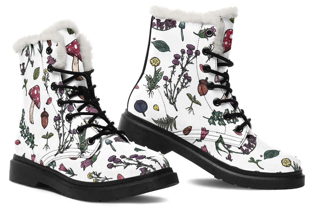 White Herbology Winter Boots