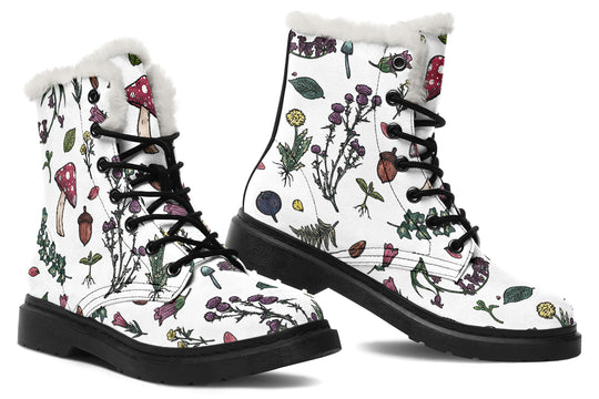White Herbology Winter Boots