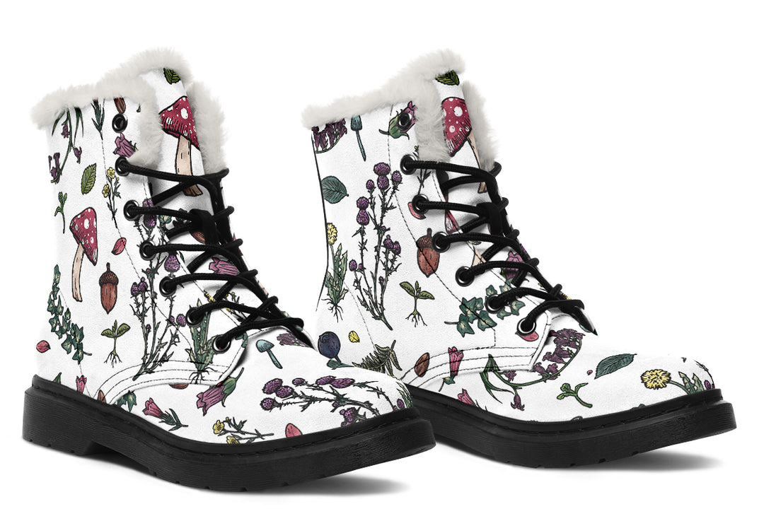 White Herbology Winter Boots