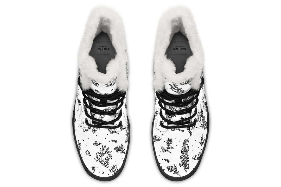 White Nightshade Winter Boots