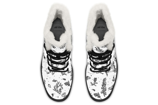 White Nightshade Winter Boots