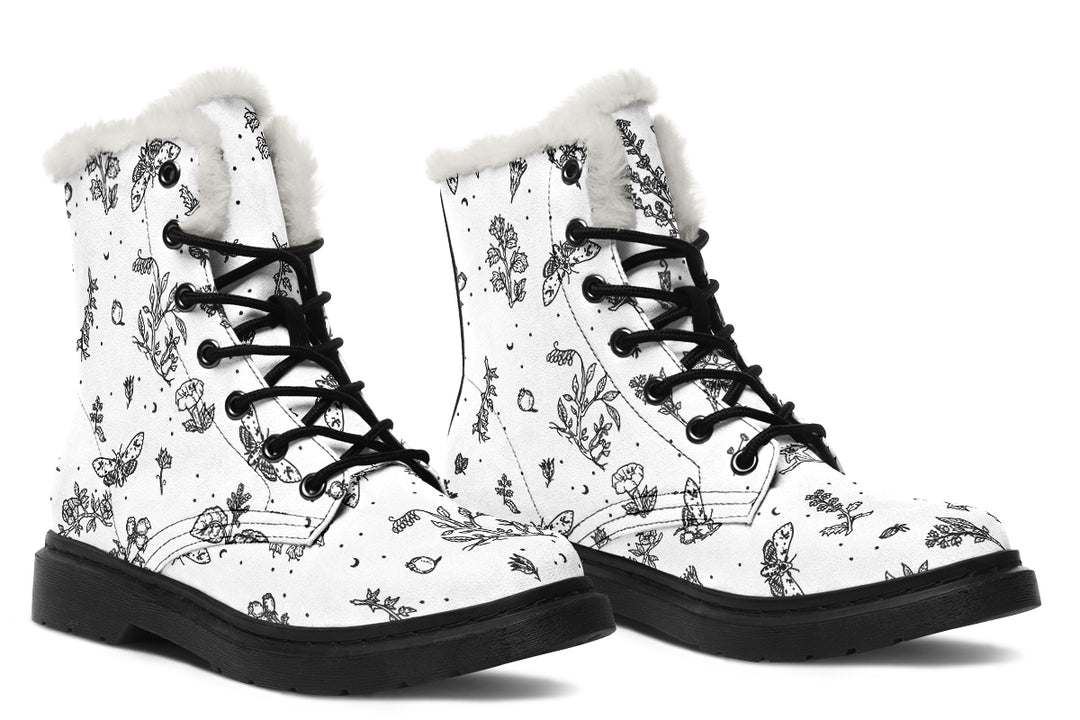 White Nightshade Winter Boots