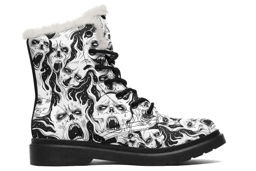 White Torment Winter Boots