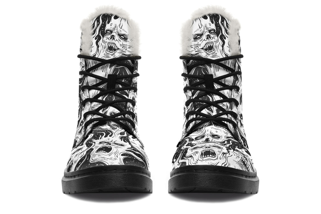 White Torment Winter Boots