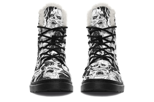 White Torment Winter Boots