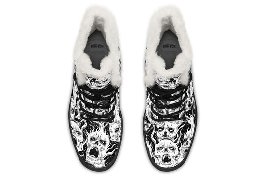 White Torment Winter Boots