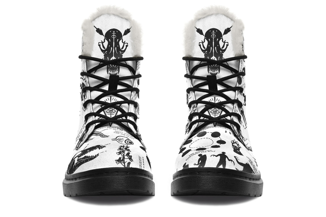 White Wolf Study Winter Boots