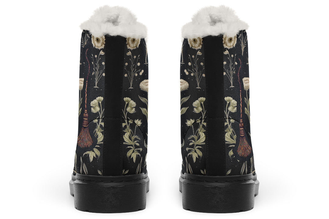 Witches' Broomsticks Winter Boots