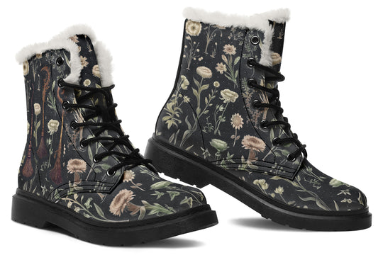 Witches' Broomsticks Winter Boots