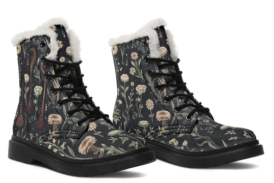 Witches' Broomsticks Winter Boots
