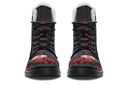 Yule Antlers Winter Boots