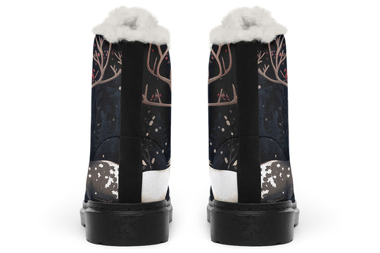 Yule Antlers Winter Boots