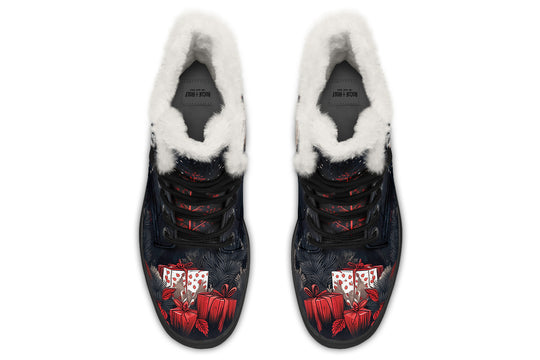 Yule Antlers Winter Boots