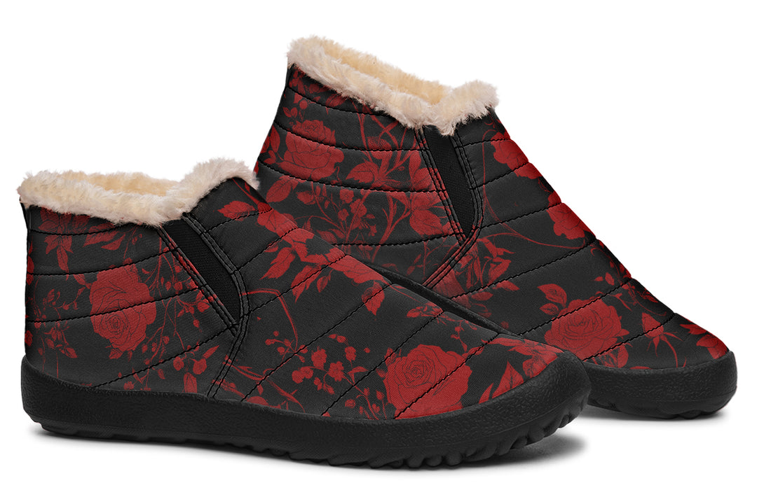 Blood Rose Romance Winter Sneakers