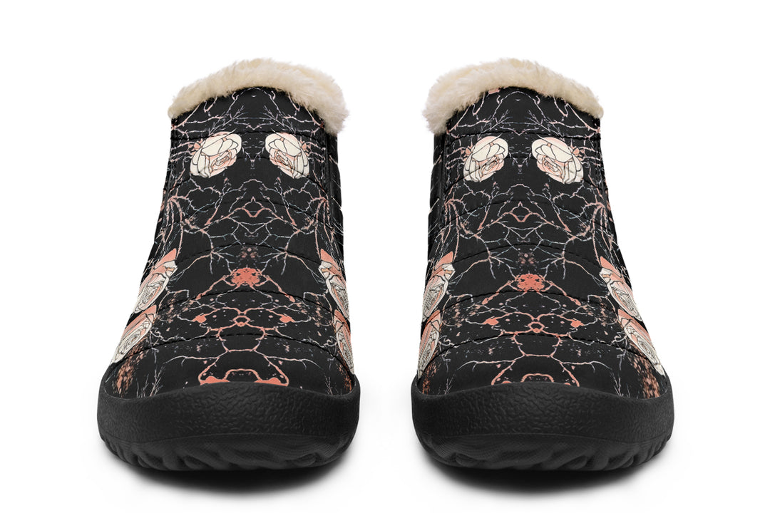 Blush Kintsugi Rose Winter Sneakers