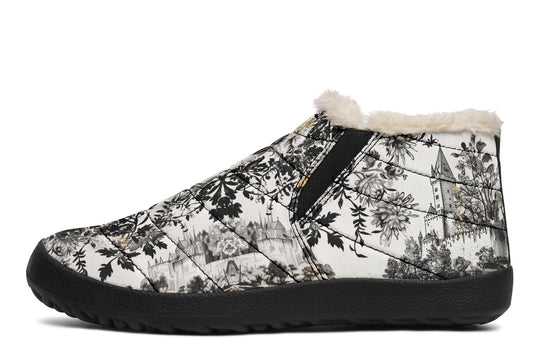 Castle in Bloom Winter Sneakers