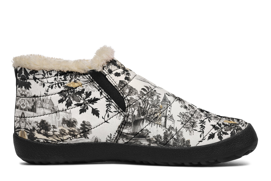 Castle in Bloom Winter Sneakers