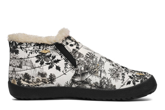 Castle in Bloom Winter Sneakers