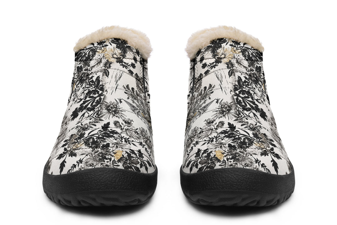Castle in Bloom Winter Sneakers