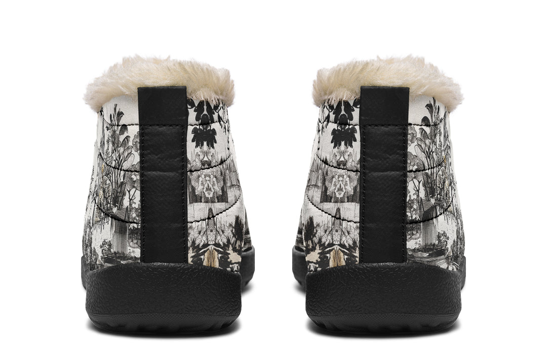 Castle in Bloom Winter Sneakers