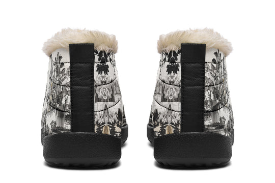 Castle in Bloom Winter Sneakers