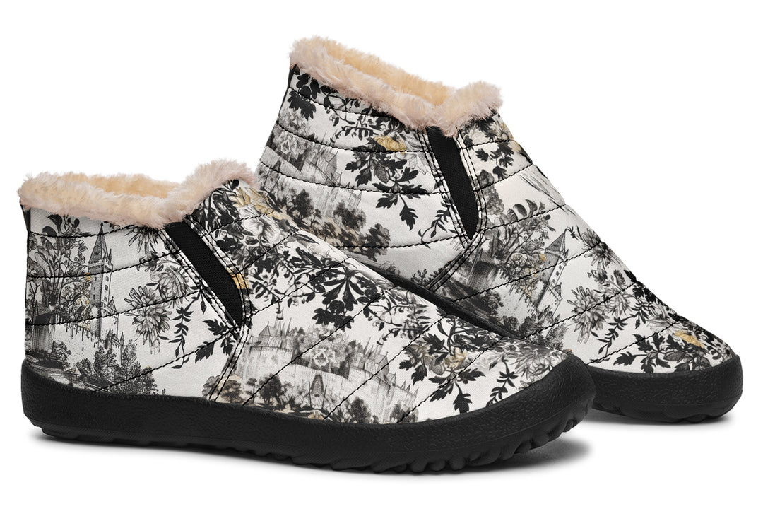 Castle in Bloom Winter Sneakers