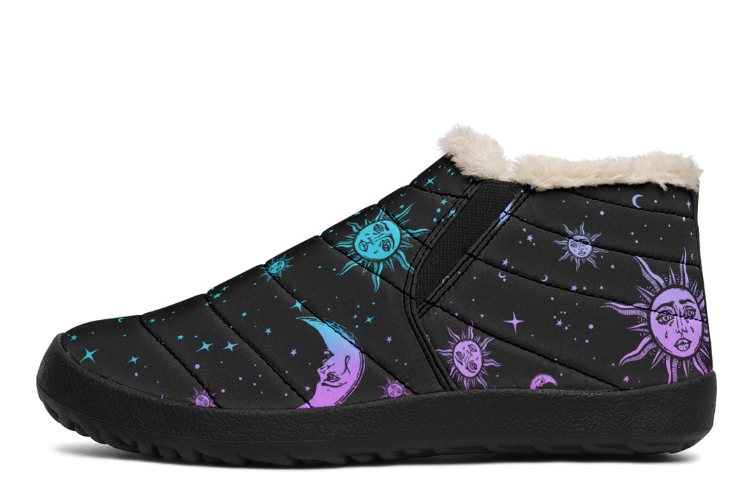 Celestial Pastel Winter Sneakers