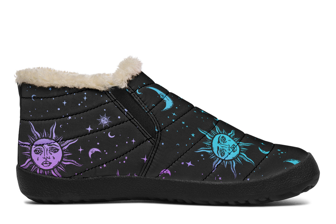 Celestial Pastel Winter Sneakers