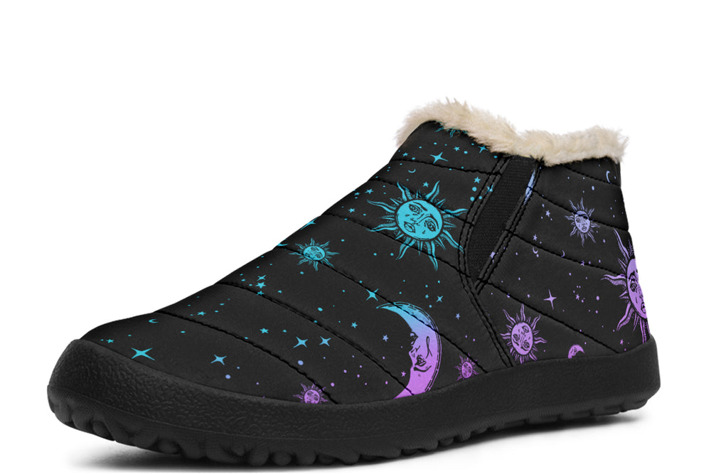 Celestial Pastel Winter Sneakers