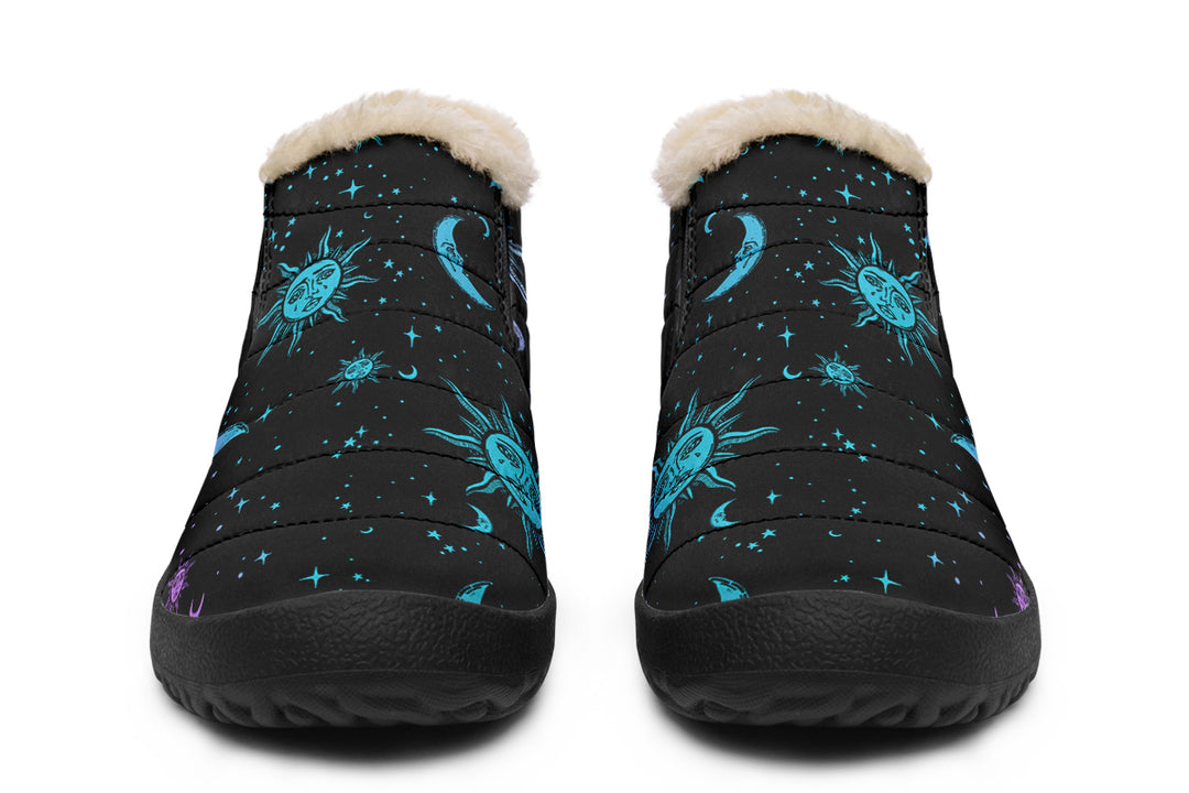 Celestial Pastel Winter Sneakers