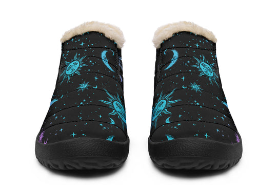 Celestial Pastel Winter Sneakers