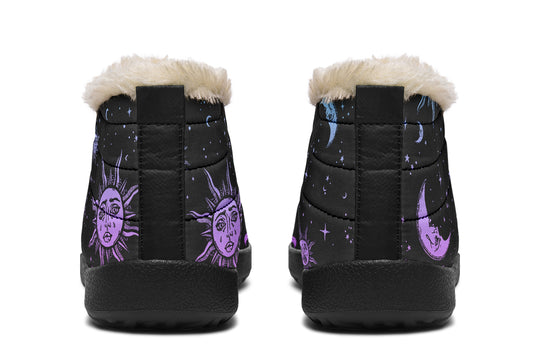 Celestial Pastel Winter Sneakers