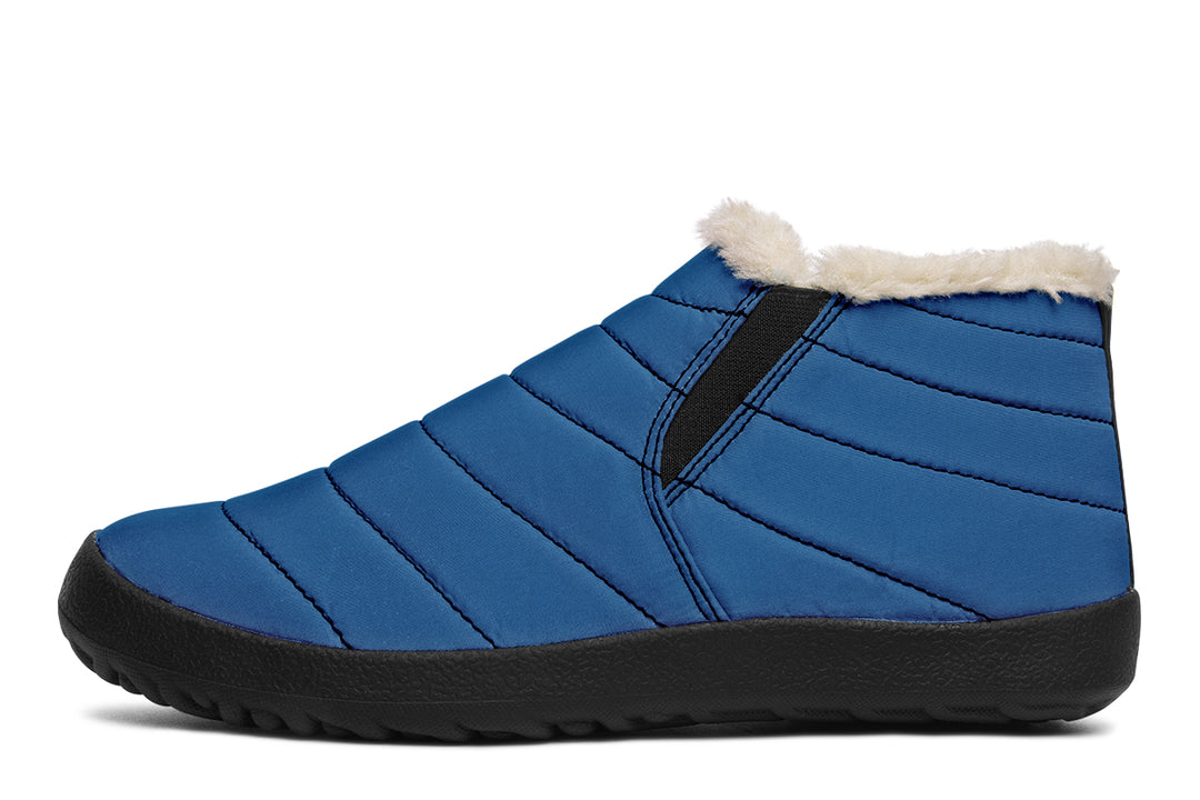 Cobalt Blue Winter Sneakers