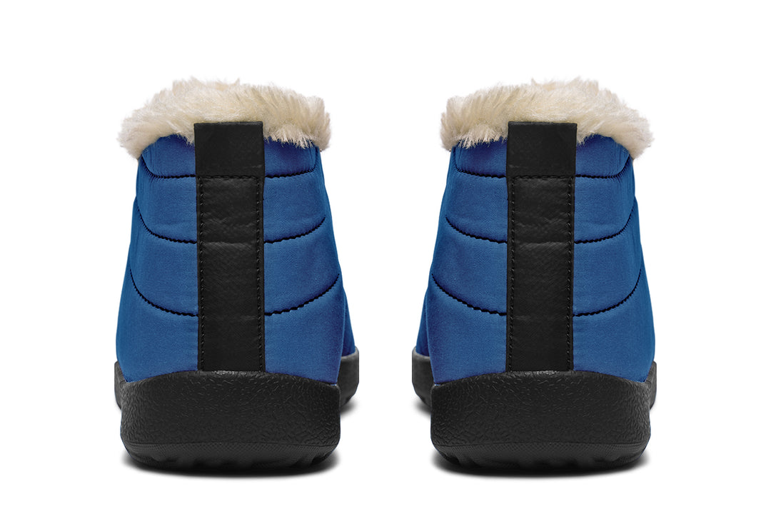 Cobalt Blue Winter Sneakers