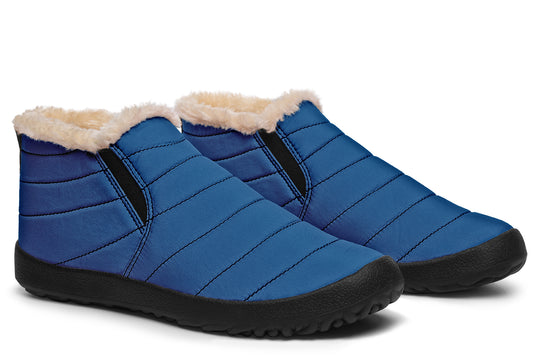 Cobalt Blue Winter Sneakers