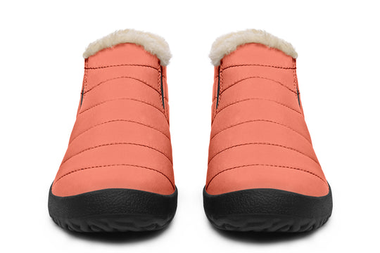 Coral Blush Winter Sneakers