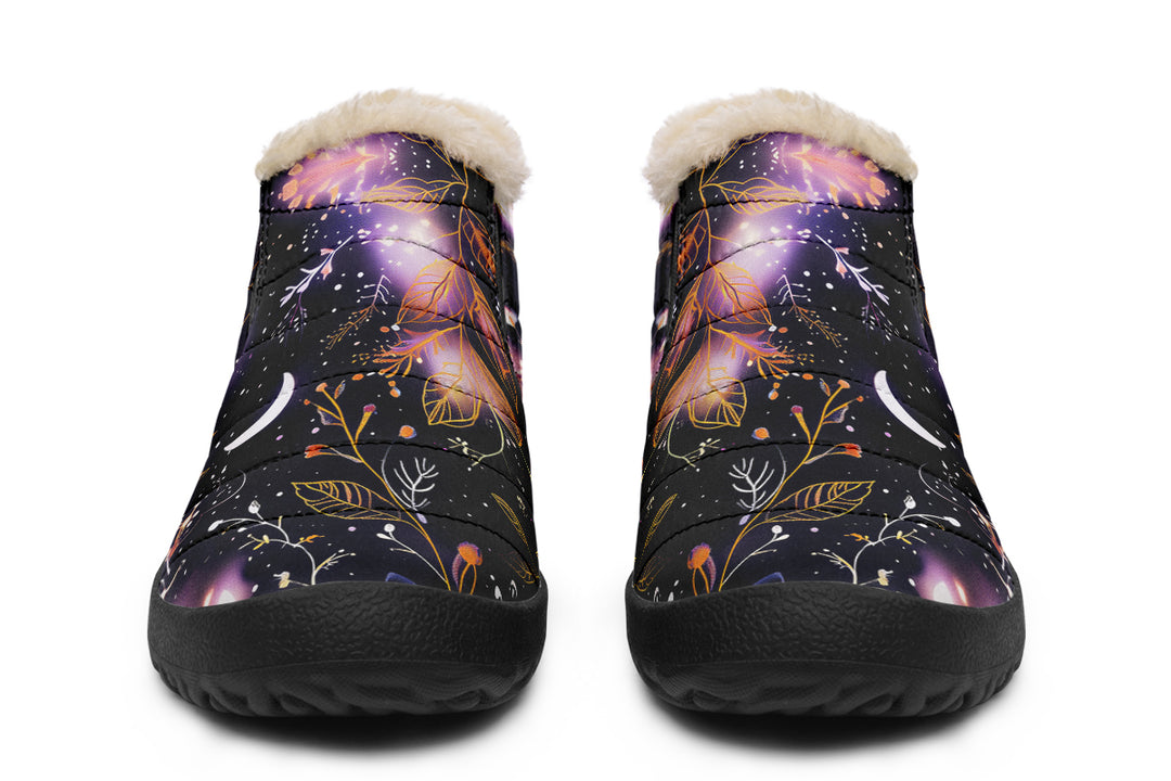 Cosmic Petals Winter Sneakers