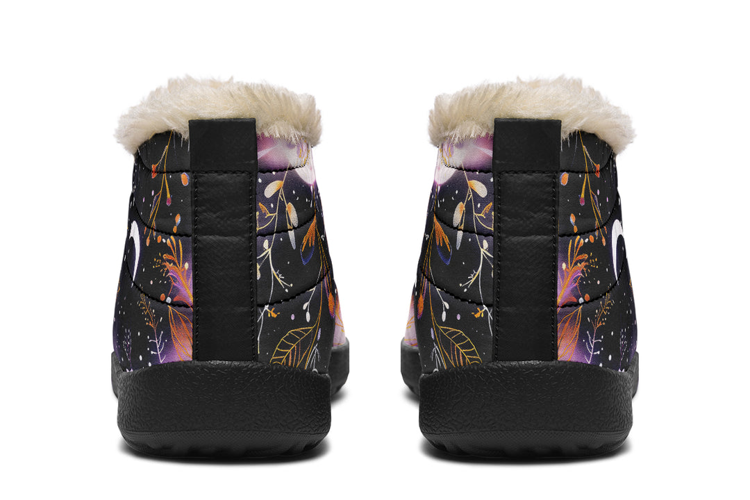 Cosmic Petals Winter Sneakers