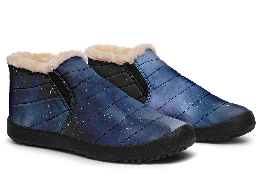 Deep Blue Winter Sneakers