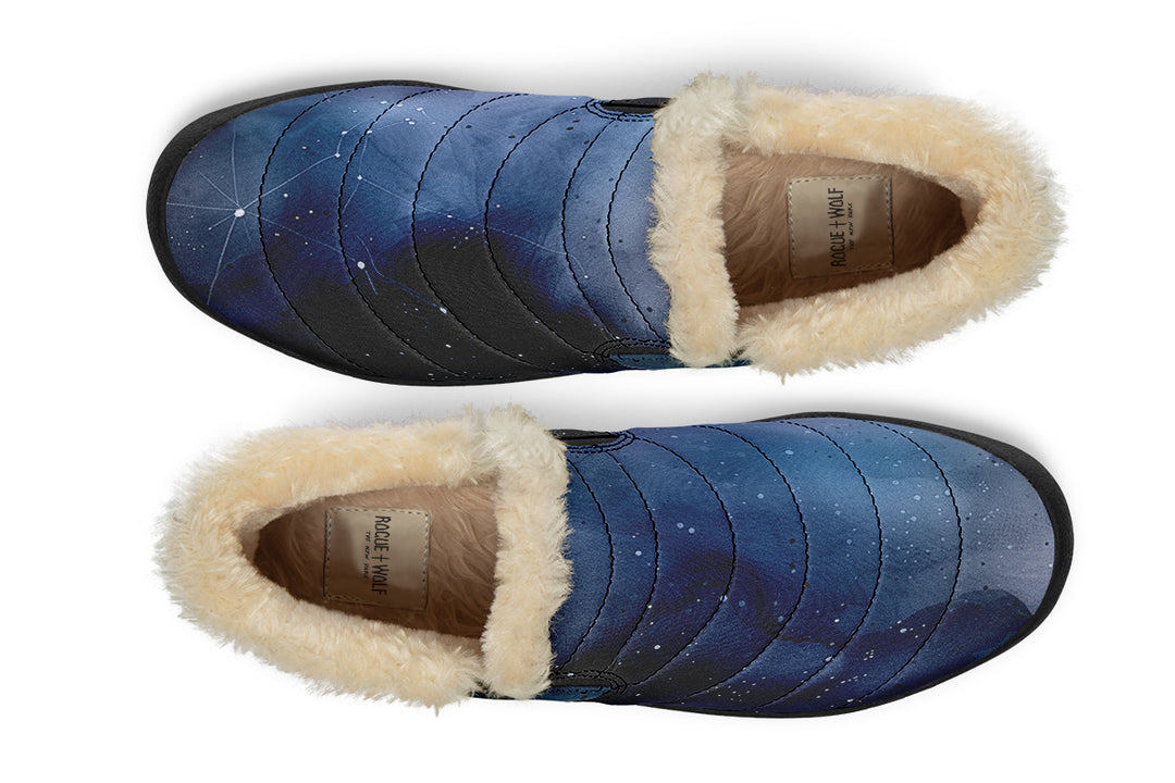 Deep Blue Winter Sneakers