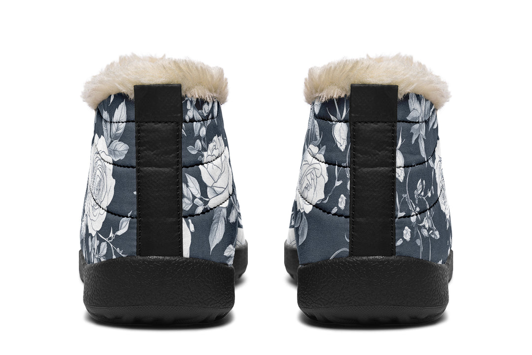 Steel Rose Romance Winter Sneakers