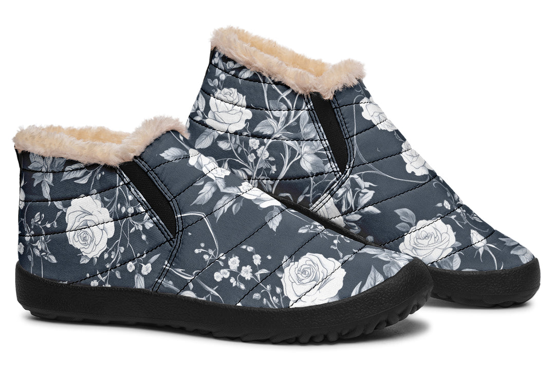 Steel Rose Romance Winter Sneakers