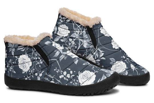 Steel Rose Romance Winter Sneakers