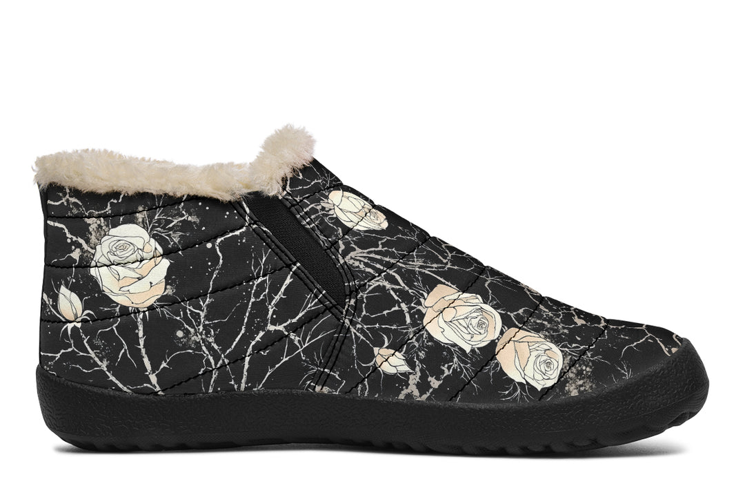 Ivory Kintsugi Rose Winter Sneakers