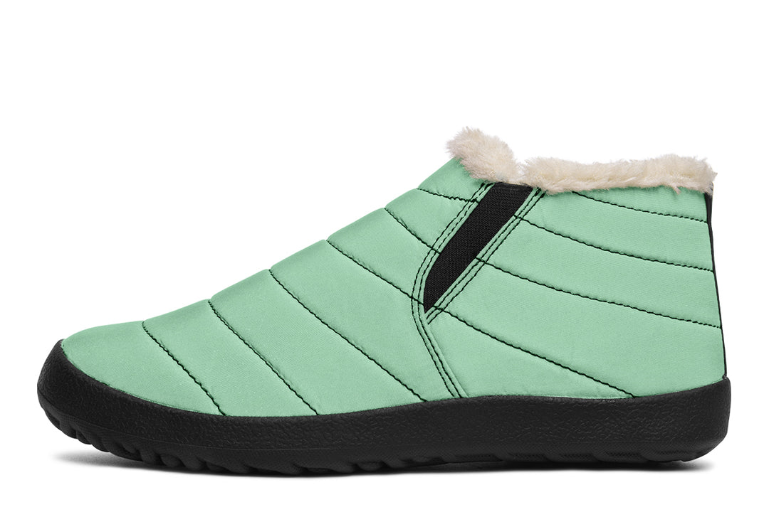 Mint Green Winter Sneakers