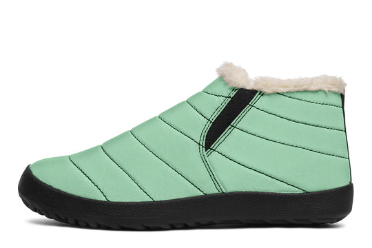 Mint Green Winter Sneakers