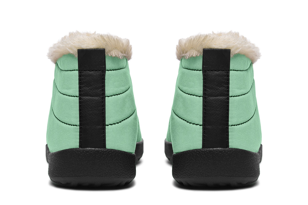 Mint Green Winter Sneakers